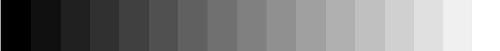 gamme de gris